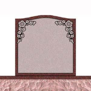 24 inch upright headstone red supplier