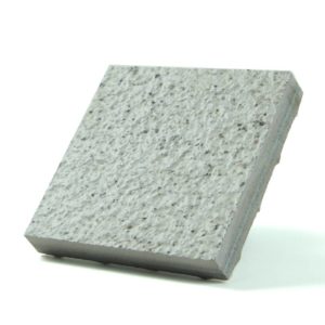 white bush hammered artificial granite stone 1